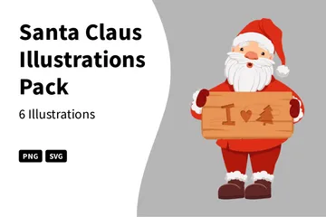 Santa Claus Illustration Pack