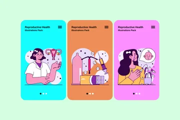 La santé reproductive Pack d'Illustrations