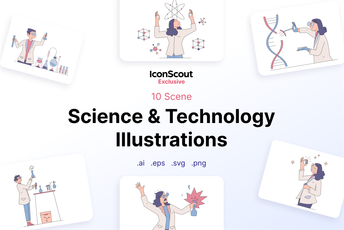 Science And Technology Illustration Pack