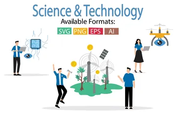 Science & Technology Illustration Pack