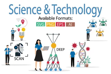 Science & Technology Illustration Pack