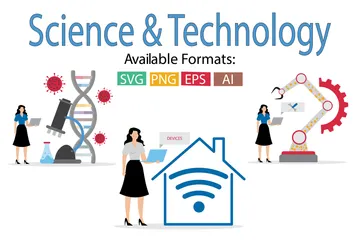 Science & Technology Illustration Pack