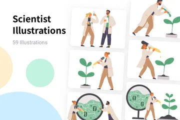 Scientifique Pack d'Illustrations