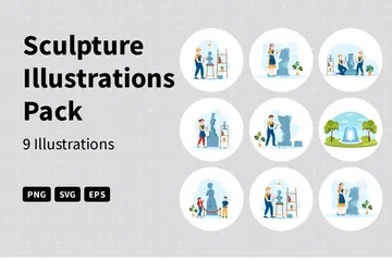 Sculpture Illustration Pack