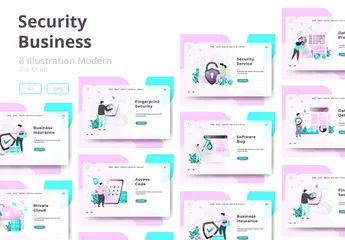 Security Business Illustration Pack