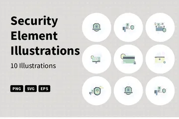 Security Element Illustration Pack
