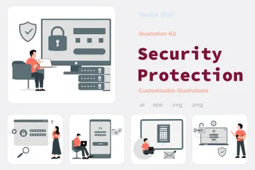 Security Protection Illustration Pack