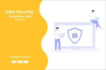 Seguridad de datos Paquete de Ilustraciones