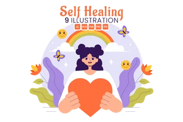 Self Healing Illustration Pack