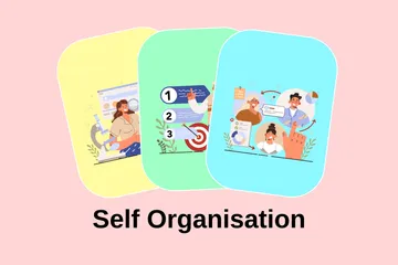 Self Organisation Illustration Pack