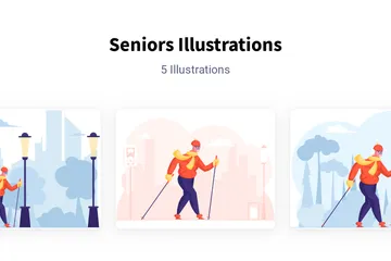 Seniors Illustration Pack
