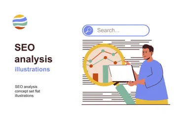 SEO Analysis Illustration Pack