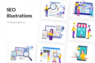 SEO Illustration Pack