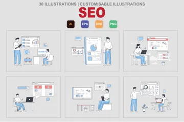 SEO Illustration Pack