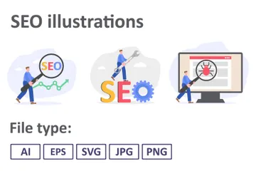 SEO Illustration Pack