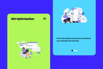 SEO Optimisation Illustration Pack