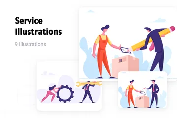 Service Illustration Pack