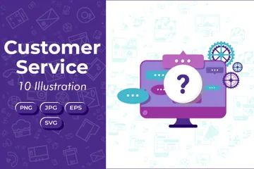 Service client Pack d'Illustrations