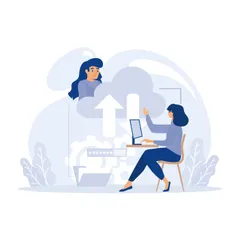 Service cloud Pack d'Illustrations