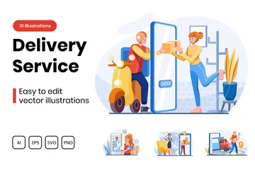 Service de livraison Pack d'Illustrations