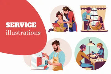 Service Illustration Pack