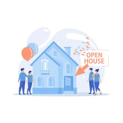 Service immobilier Pack d'Illustrations