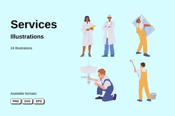 Services Illustration Pack