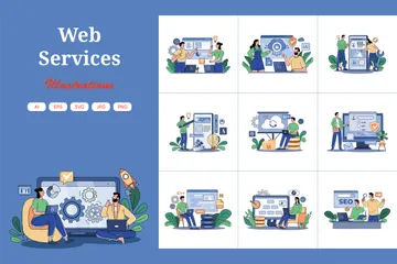 Services Web Pack d'Illustrations