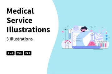 Servicio médico Paquete de Ilustraciones