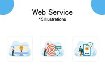 Servicio web Paquete de Ilustraciones