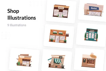 Shop Illustration Pack