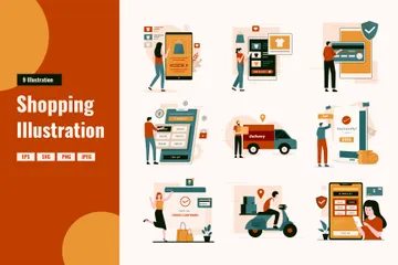 Shopping Illustration Pack