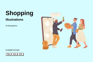 Shopping Illustration Pack