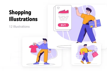 Shopping Illustration Pack