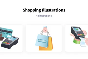 Shopping Illustration Pack