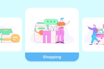 Shopping Illustration Pack