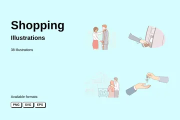 Shopping Illustration Pack