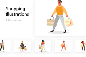 Shopping Illustration Pack