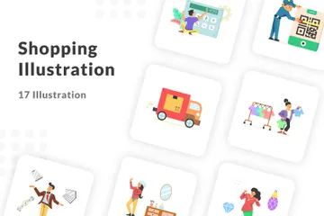 Shopping Illustration Pack