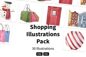 Shopping Illustration Pack