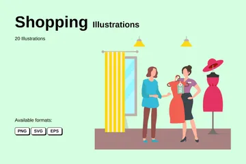 Shopping Illustration Pack