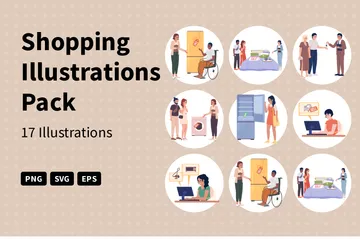 Shopping Illustration Pack