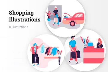 Shopping Illustration Pack