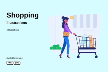 Shopping Illustration Pack