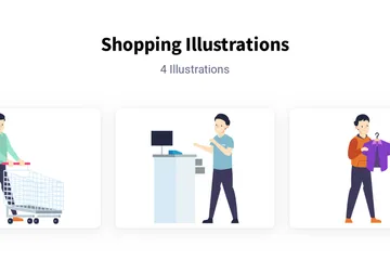 Shopping Illustration Pack