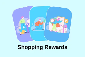 Shopping Rewards Illustration Pack