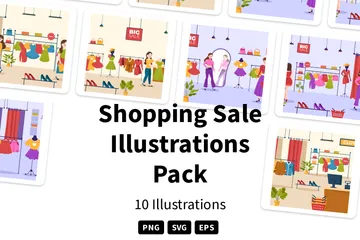 Vente d'achats Pack d'Illustrations