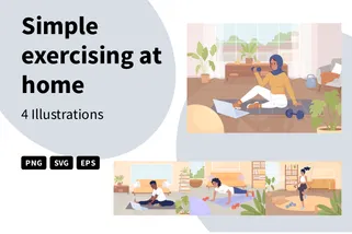 Simple Exercising At Home