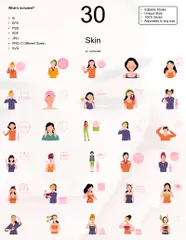 Skin Care Illustration Pack