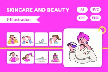 Skincare Illustration Pack